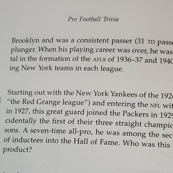 Pro Football Trivia More Than 950 NFL Questions by Bob Gill Softcover Book.... - Picture 10 of 16